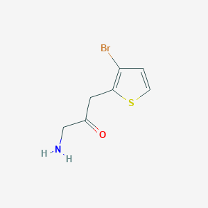 1-Amino-3-(3-bromothiophen-2-yl)propan-2-one