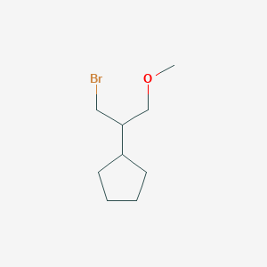 (1-Bromo-3-methoxypropan-2-yl)cyclopentane