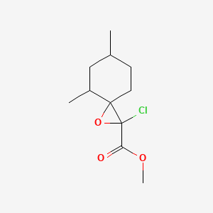 Methyl 2-chloro-4,6-dimethyl-1-oxaspiro[2.5]octane-2-carboxylate