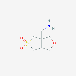 3A-(aminomethyl)-hexahydro-5lambda6-thieno[3,4-c]furan-5,5-dione