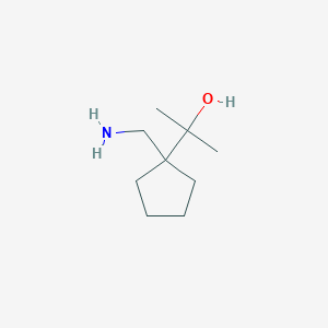 2-[1-(Aminomethyl)cyclopentyl]propan-2-ol