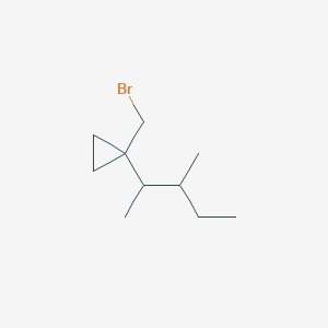 1-(Bromomethyl)-1-(3-methylpentan-2-yl)cyclopropane