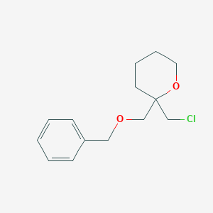 2-[(Benzyloxy)methyl]-2-(chloromethyl)oxane