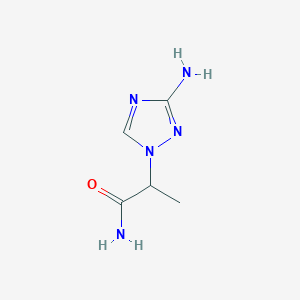 2-(3-amino-1H-1,2,4-triazol-1-yl)propanamide