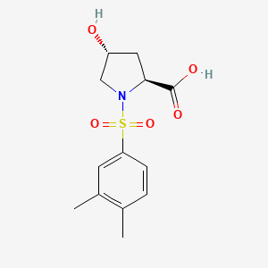 (2S,4R)-1-(3,4-Dimethylbenzenesulfonyl)-4-hydroxypyrrolidine-2-carboxylic acid