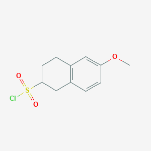 6-Methoxy-1,2,3,4-tetrahydronaphthalene-2-sulfonyl chloride