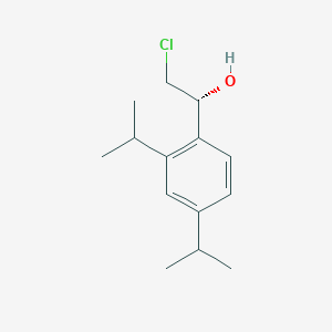 (1R)-1-[2,4-Bis(propan-2-yl)phenyl]-2-chloroethan-1-ol