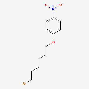 molecular formula C12H16BrNO3 B1317142 Benzene, 1-[(6-bromohexyl)oxy]-4-nitro- CAS No. 88138-52-7
