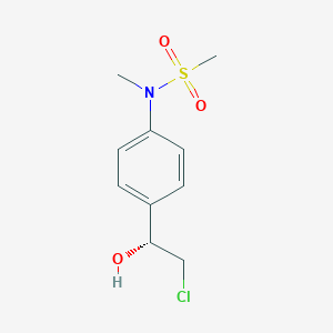 N-{4-[(1R)-2-chloro-1-hydroxyethyl]phenyl}-N-methylmethanesulfonamide