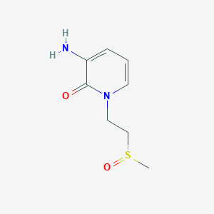 3-Amino-1-(2-methanesulfinylethyl)-1,2-dihydropyridin-2-one