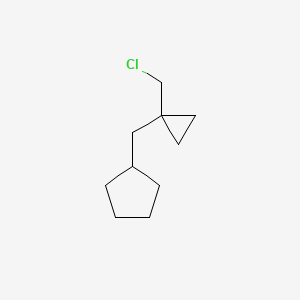 ([1-(Chloromethyl)cyclopropyl]methyl)cyclopentane