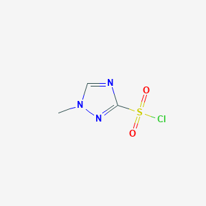 molecular formula C3H4ClN3O2S B13171477 1-Methyl-1H-1,2,4-triazole-3-sulfonyl chloride 