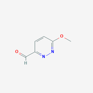 molecular formula C6H6N2O2 B1317148 6-Methoxypyridazine-3-carbaldehyde CAS No. 90237-25-5