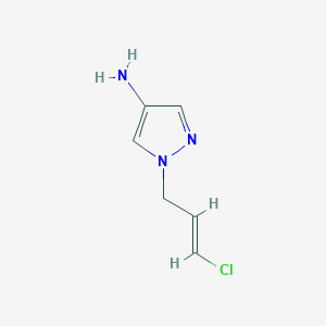 1-(3-Chloroprop-2-en-1-yl)-1H-pyrazol-4-amine