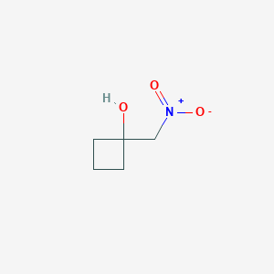 molecular formula C5H9NO3 B1317154 1-(Nitromethyl)cyclobutanol CAS No. 344329-87-9