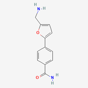 4-[5-(Aminomethyl)-2-furyl]benzamide