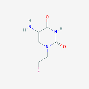 5-Amino-1-(2-fluoroethyl)-1,2,3,4-tetrahydropyrimidine-2,4-dione