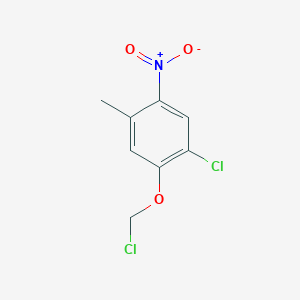 1-Chloro-2-(chloromethoxy)-4-methyl-5-nitrobenzene