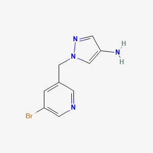 1-[(5-Bromopyridin-3-yl)methyl]-1H-pyrazol-4-amine