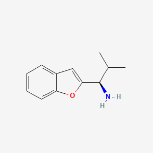 (1R)-1-(1-benzofuran-2-yl)-2-methylpropan-1-amine