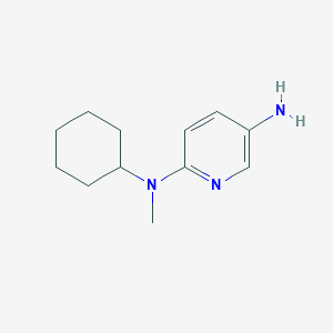 molecular formula C12H19N3 B1317170 N2-Cyclohexyl-N2-methyl-2,5-pyridinediamine CAS No. 224187-13-7