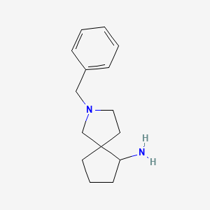 molecular formula C15H22N2 B13171709 2-Benzyl-2-azaspiro[4.4]nonan-6-amine 