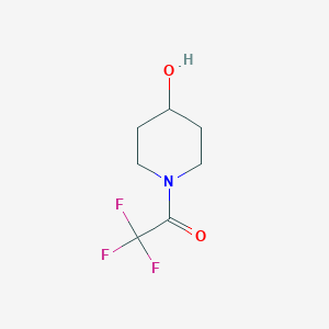 molecular formula C7H10F3NO2 B1317173 1-(三氟乙酰)-4-哌啶醇 CAS No. 93343-02-3