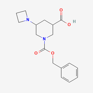 5-(Azetidin-1-yl)-1-[(benzyloxy)carbonyl]piperidine-3-carboxylic acid