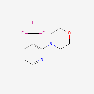 molecular formula C10H11F3N2O B1317175 2-Morpholino-3-(trifluoromethyl)pyridine CAS No. 220459-52-9
