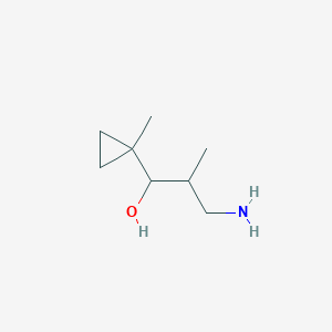 3-Amino-2-methyl-1-(1-methylcyclopropyl)propan-1-ol