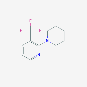molecular formula C11H13F3N2 B1317176 2-Piperidino-3-(trifluoromethyl)pyridine CAS No. 220459-51-8