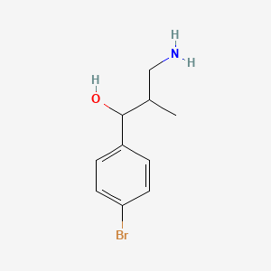 3-Amino-1-(4-bromophenyl)-2-methylpropan-1-ol