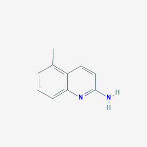 molecular formula C10H10N2 B13171830 5-Methylquinolin-2-amine 