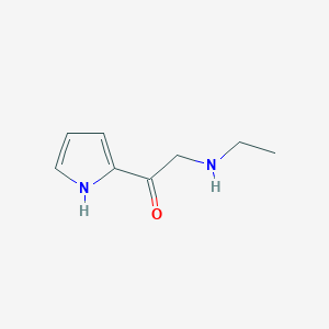 2-(Ethylamino)-1-(1H-pyrrol-2-YL)ethan-1-one