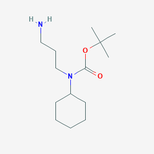 tert-butyl N-(3-aminopropyl)-N-cyclohexylcarbamate