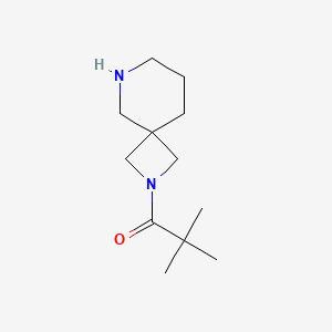 1-{2,6-Diazaspiro[3.5]nonan-2-yl}-2,2-dimethylpropan-1-one