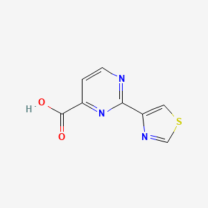 2-(1,3-Thiazol-4-yl)pyrimidine-4-carboxylic acid