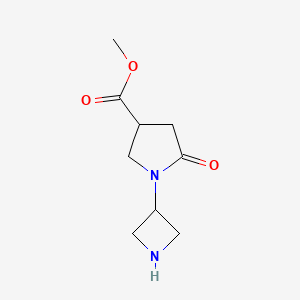 Methyl 1-(azetidin-3-yl)-5-oxopyrrolidine-3-carboxylate