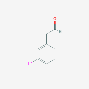 molecular formula C8H7IO B13171916 2-(3-Iodophenyl)acetaldehyde 