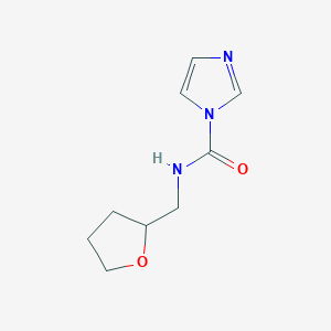 molecular formula C9H13N3O2 B13171925 n-(Oxolan-2-ylmethyl)-1h-imidazole-1-carboxamide 