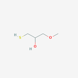 molecular formula C4H10O2S B13171976 1-Methoxy-3-sulfanylpropan-2-ol 