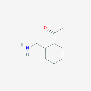 1-[2-(Aminomethyl)cyclohexyl]ethan-1-one