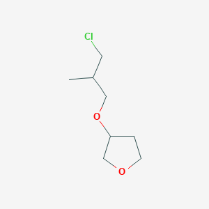 3-(3-Chloro-2-methylpropoxy)oxolane