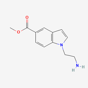 methyl 1-(2-aminoethyl)-1H-indole-5-carboxylate