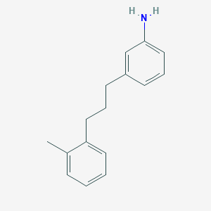 3-[3-(2-Methylphenyl)propyl]aniline