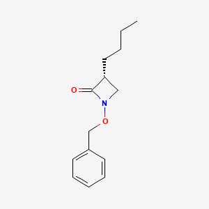 molecular formula C14H19NO2 B1317206 (r)-1-(Benzyloxy)-3-butylazetidin-2-one CAS No. 676127-84-7