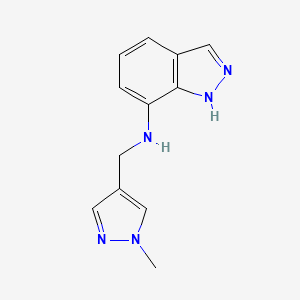 N-[(1-methyl-1H-pyrazol-4-yl)methyl]-2H-indazol-7-amine