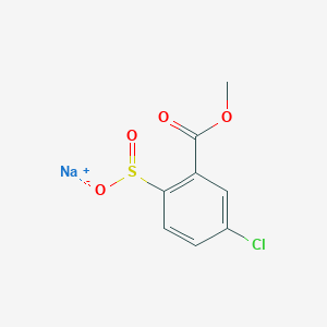 Sodium 4-chloro-2-(methoxycarbonyl)benzene-1-sulfinate