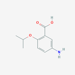 molecular formula C10H13NO3 B1317208 5-Amino-2-isopropoxybenzoic acid CAS No. 920739-83-9