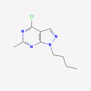 1-Butyl-4-chloro-6-methyl-1H-pyrazolo[3,4-D]pyrimidine